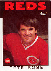 1986 Topps Baseball Cards      741     Pete Rose MG/TC